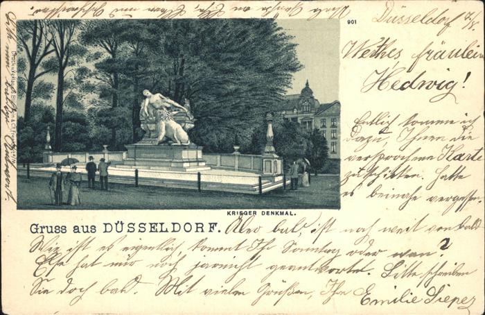 DuessELDORF  CITY Kriegerdenkmal