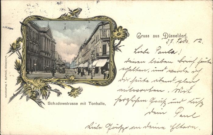 DuessELDORF  CITY Schadowstrasse Tonhalle