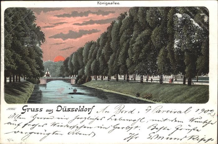 Duesseldorf Königsallee Brücke