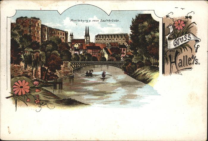 Halle Saale Moritzburg Brücke Kirche