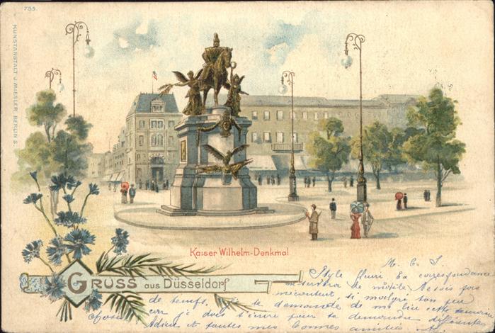 Duesseldorf Kaiser Wilhelm Denkmal