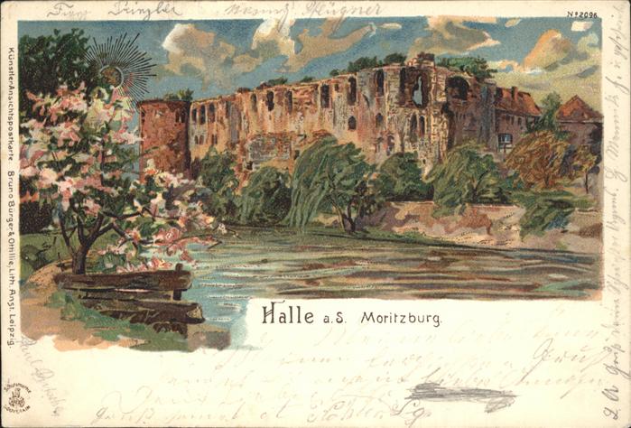 Halle Saale Moritzburg Ruine