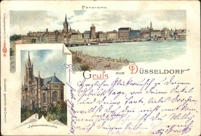 Duesseldorf Johanniskirche Panorama