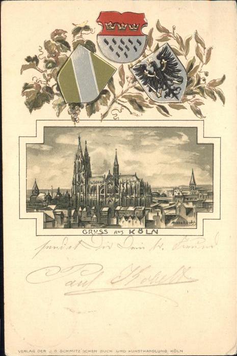 Koeln Rhein Dom Wappen