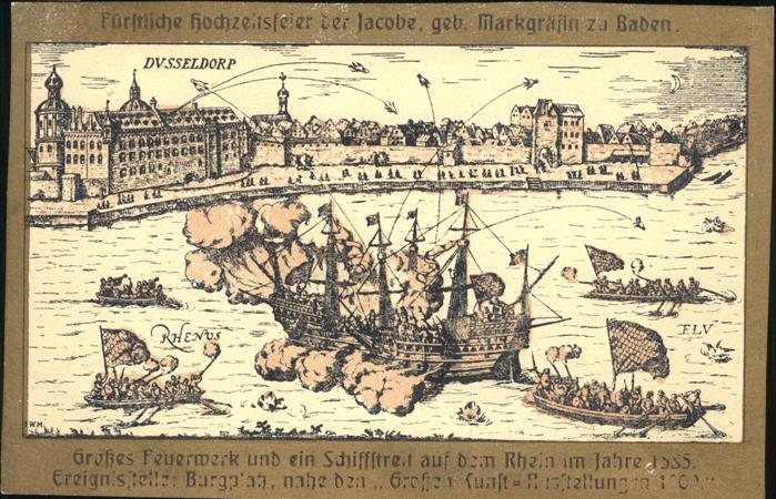 Duesseldorf Hochzeitsfeier der Jacobe Markgräfin zu