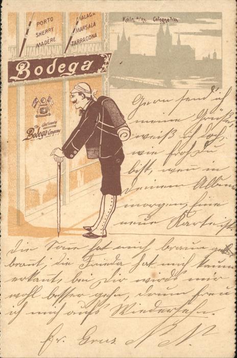 Koeln Rhein Gaststätte Bodega Dom