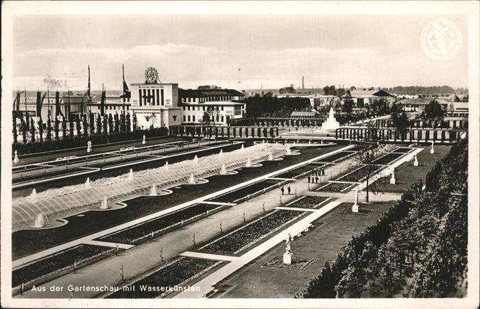 DuessELDORF  CITY Reichsausstellung Schlageterstadt Schaffendes Volk Gartenschau