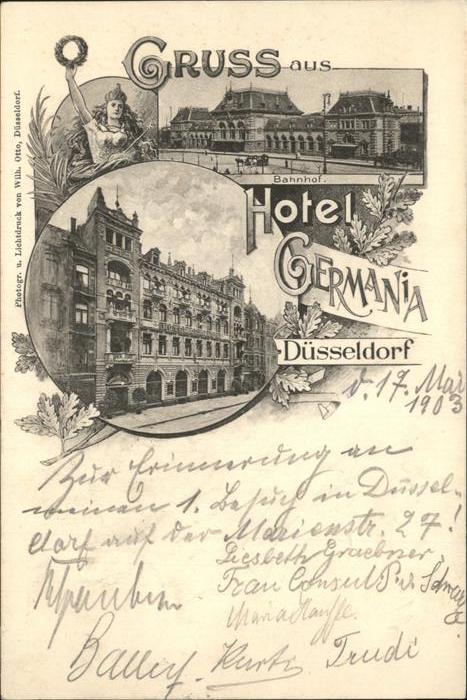 Duesseldorf Bahnhof Hotel Germania