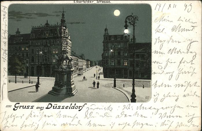 Duesseldorf Elberfelder Strasse Denkmal im Mondsche