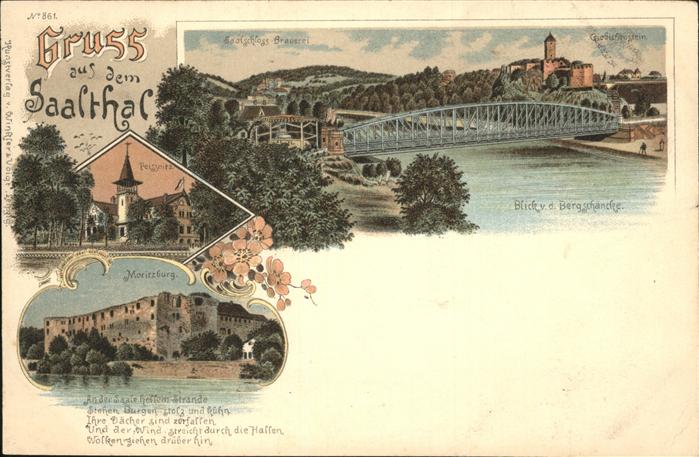 Halle Saale Saalschloss Brauerei Peissnitz Moritzbu