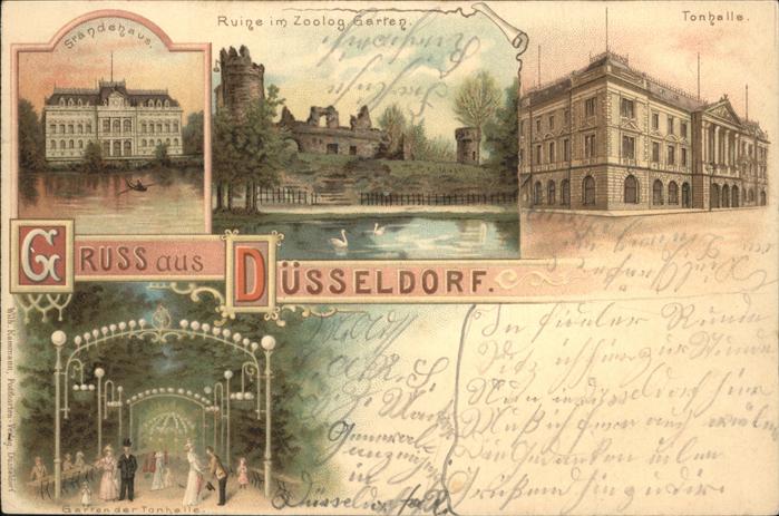 Duesseldorf Ständehaus Ruine Zoologischer Garten Te