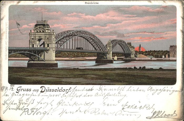 Duesseldorf Rheinbrücke