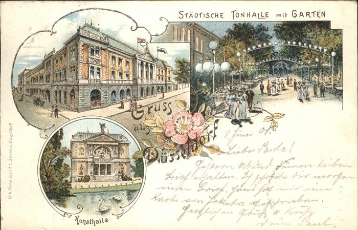 Duesseldorf Tonhalle Garten Promenade Kunsthalle