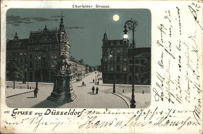 Duesseldorf Elberfelder Strasse Denkmal im Mondsche