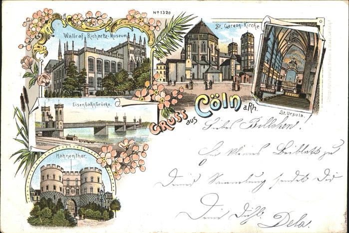 Coeln Rhein Wallraf Richartz Museum St. Gereon Kirc