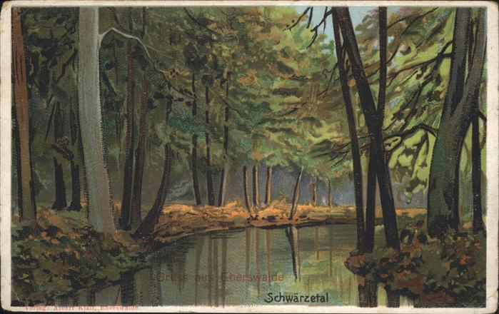 Eberswalde Schwärzetal Künstlerkarte