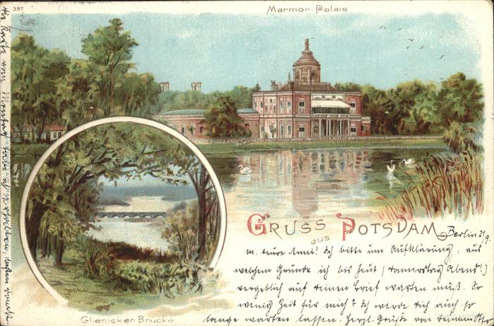 Potsdam Glienicker Brücke Marmor Palais