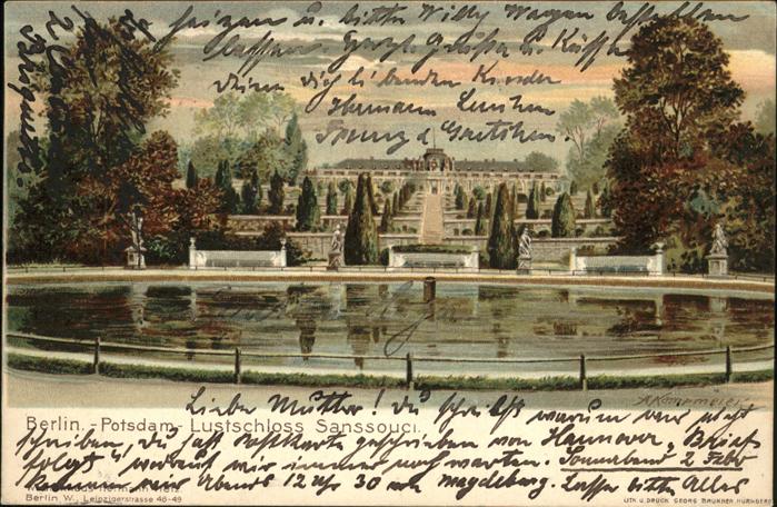 Potsdam Lust-Schloss Sanccoussi