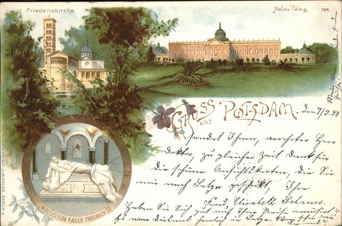 Potsdam Neues Palais Friedenskirche Mausoleum Kaisr Friedrich