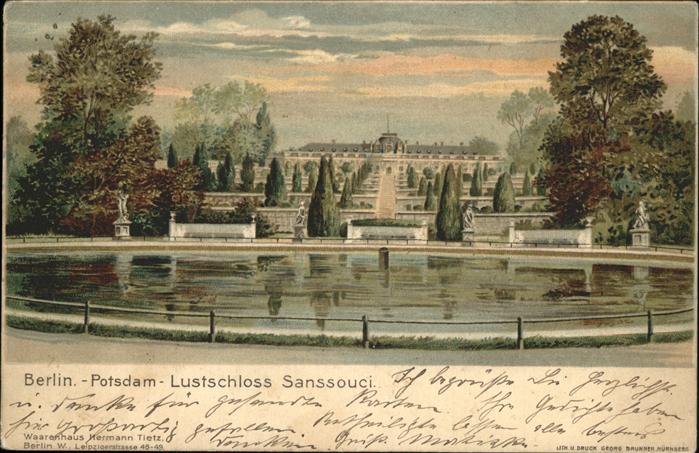 Potsdam Lust-Schloss Sanssouci