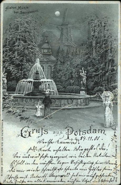 Potsdam Schloss Sanssouci Historische Mühle