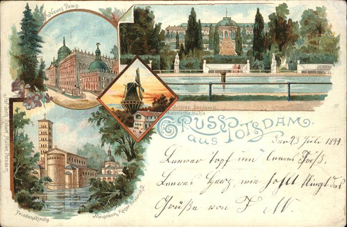 Potsdam Schloss Sanssouci Neues Palais Friedens