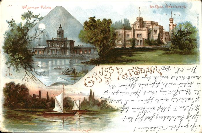 Potsdam Pfaueninsel Schloss Babelsberg Marmor-P