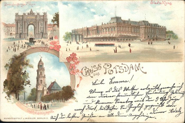 Potsdam Brandenburger Tor Stadtschloss Garnison