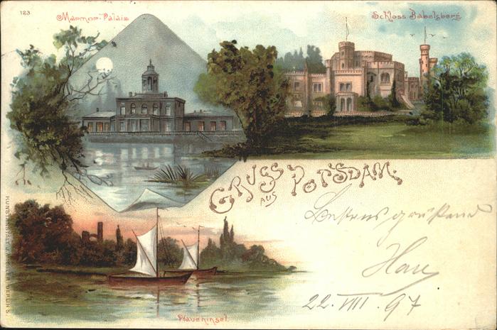 Potsdam Schloss Babelsberg Marmor-Palais Pfaueninsel