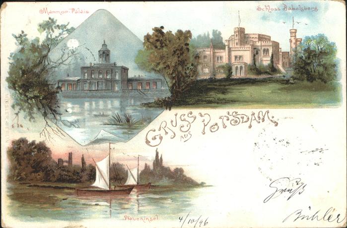 Potsdam Schloss Babelsberg Marmor-Palais Pfauenkirche