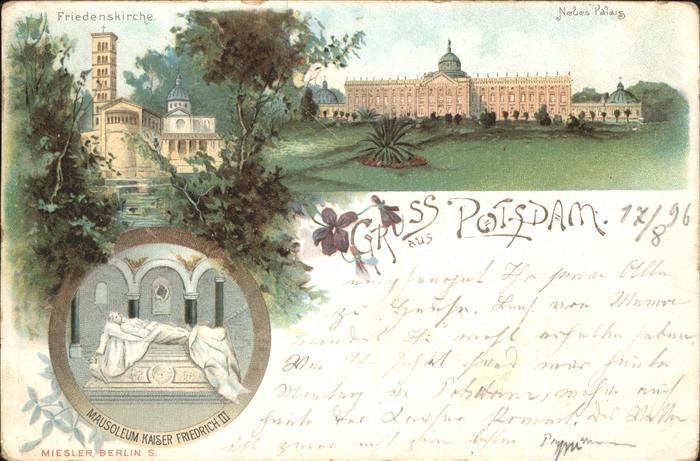 Potsdam Neues Palais Mausoleum Kaiser Friedrich