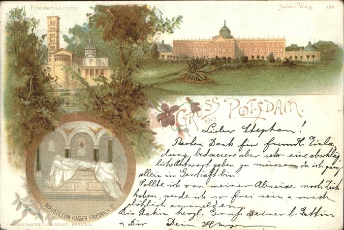 Potsdam Neues Palais Friedenskirche Mausoleum Kaiser Friedrich
