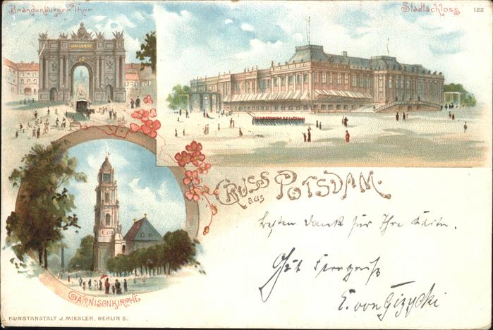 Potsdam Brandenburger-Tor Stadtschloss Garnison