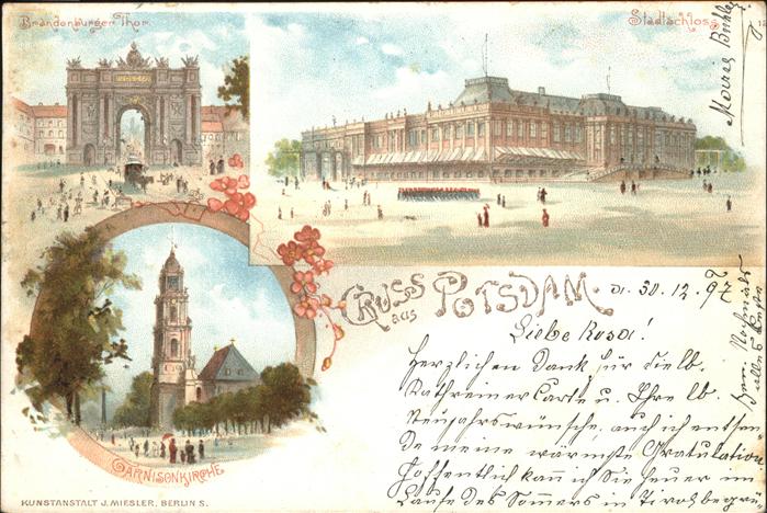Potsdam Brandenburger-Tor Garnisonskirche Stadt