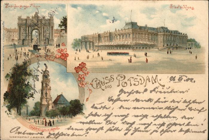 Potsdam Stadtschloss Garnisonskirche Brandernbu