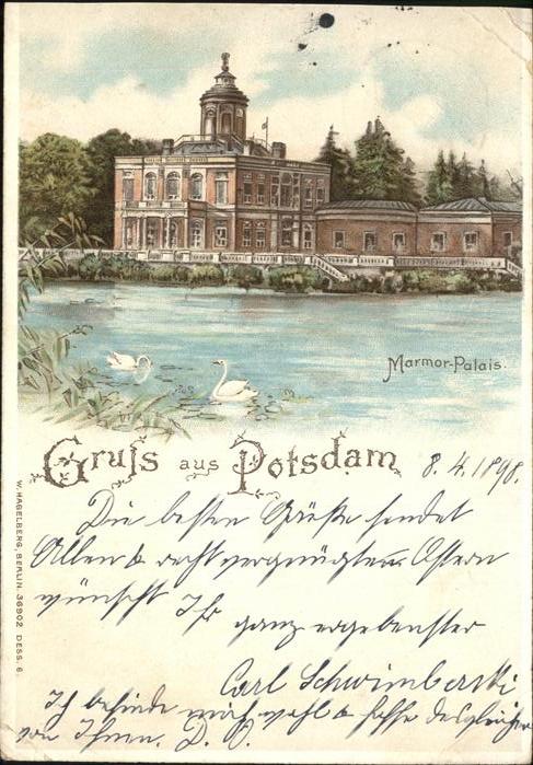Potsdam Marmor-Palais Schwäne