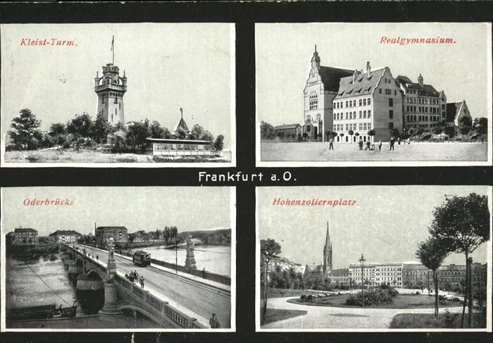 Frankfurt Oder Kleistturm Gymnasium Hohenzollernplatz