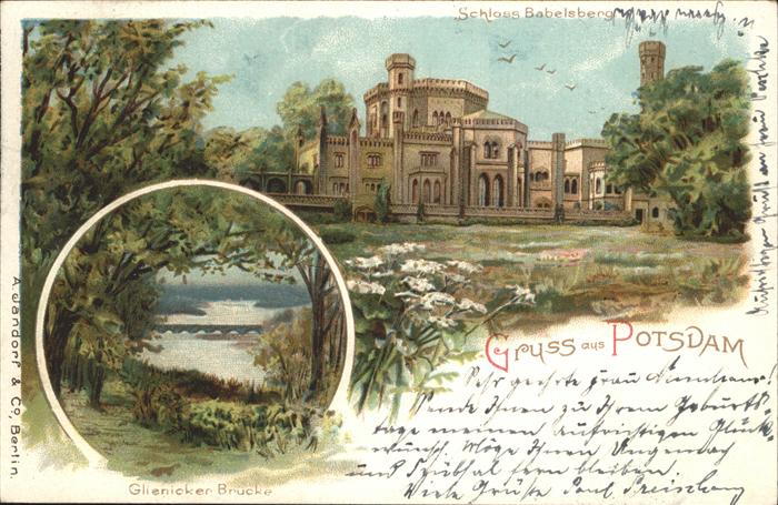 Potsdam Schloss Babelsberg Glienicker Brücke