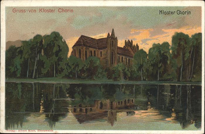Chorin Kloster Künstlerkarte