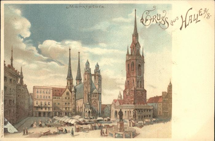 Halle Saale Marktplatz