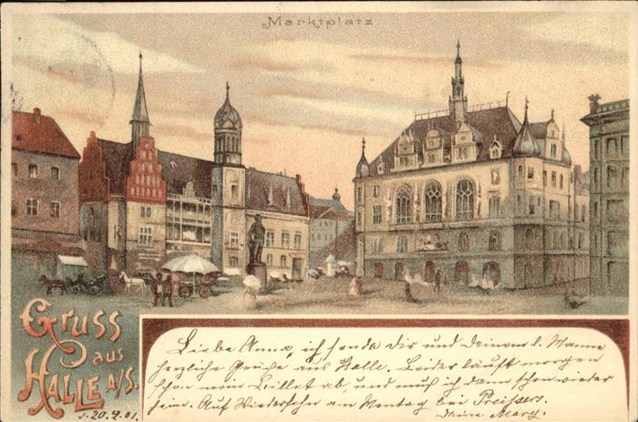 Halle Saale Marktplatz