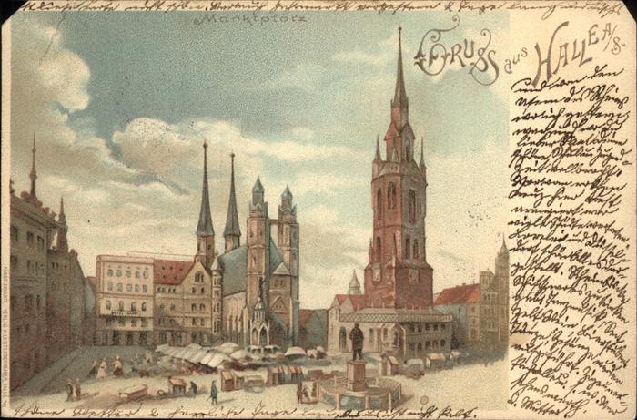 Halle Saale Marktplatz