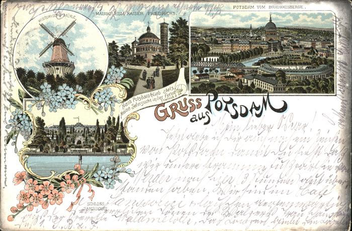 Potsdam Schloss Sanssouci Historische Mühle Pan