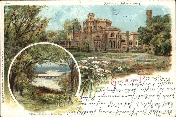 Potsdam Schloss Babelsberg Glienicker Brücke