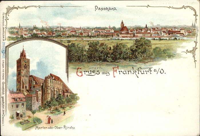 Frankfurt Oder Panorama Marienkirche