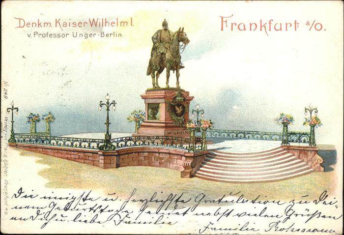 Frankfurt Oder Denkmal Kaiser Wilhelm