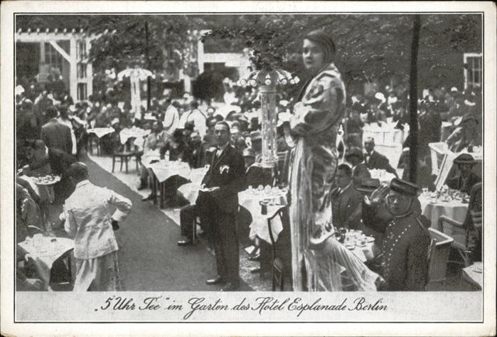 BERLIN  CITY Hotel Eslplanada Gartenrestaurant