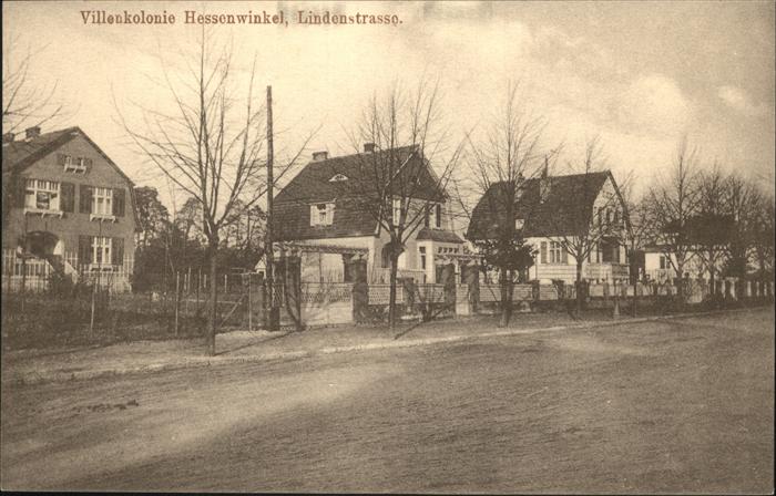 BERLIN  CITY Villenkolonie Hessenwinkel Lindenstrasse