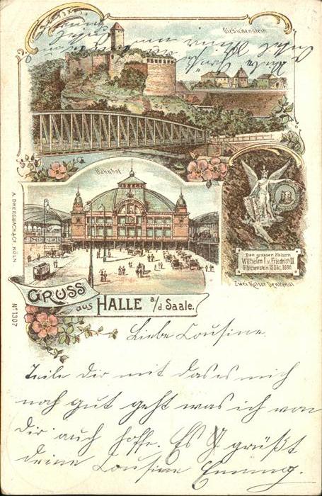 Halle Saale Bahnhof Burg Giebichenstein