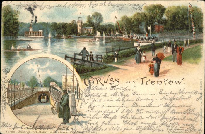 Treptow Berlin Spree U-Bahn